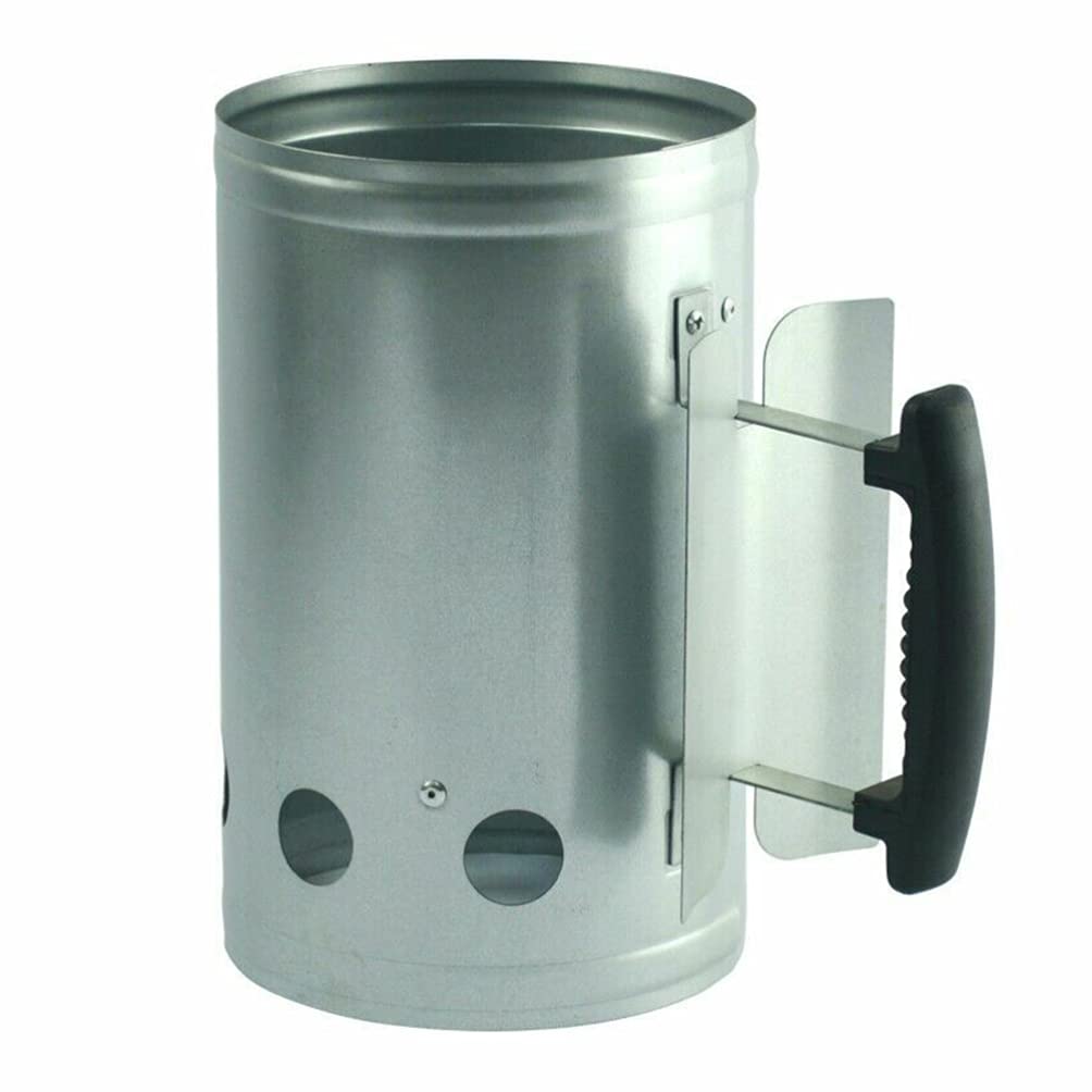 VOSAREA Charcoal Chimney Starter Metal Rapid Fire Charcoal Chimney