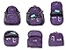 Outlander Packable Lightweight Travel Hiking Backpack Daypack (New Purple)