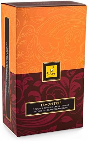 Filicori Zecchini - Iced Tea - Lemon Tree - Rooibos Tea, Lemon Peels, Blueberry - 10 Tea Bags - 3.53oz (10x0.35oz Tea Bag)