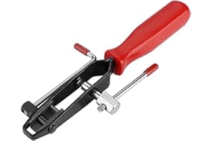 CV Joint Ear Clamp Banding Tool with Cutter, ESreake Auto Vehicle Tools Cut-Off Pliers Use for Car Repair, 10mm Fuel Hose, Cooling System, Vacuum Hoses Clamping (CV Joint Banding Tool with Cutter)