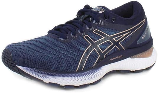 blue asics womens