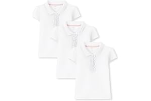 Gymboree Girls and Toddler Short Sleeve Ruffle Polo Shirt Multipack