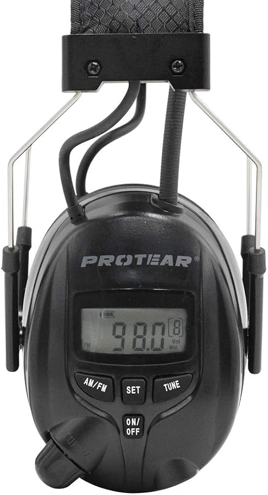 PROTEAR Bluetooth Ear Defenders with DAB/DAB+ FM Radio,Ideal Safety Earmuffs Wireless Headphones for Mowing Sawing, Workshop, SNR 30dB - Image 3