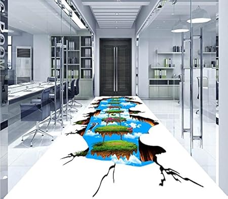 Lqwx 3d Floor Tiles Nature Scenery Custom Creative 3d Floor Self