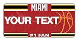 BleuReign(TM) Personalized Basketball Miami Bicycle Bike Moped Golf Cart 3