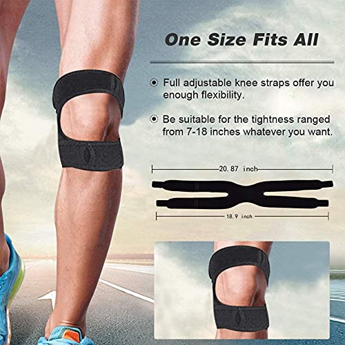 Knee brace Relief Pain & Patella Stabilizer Brace Adjustable Strapping