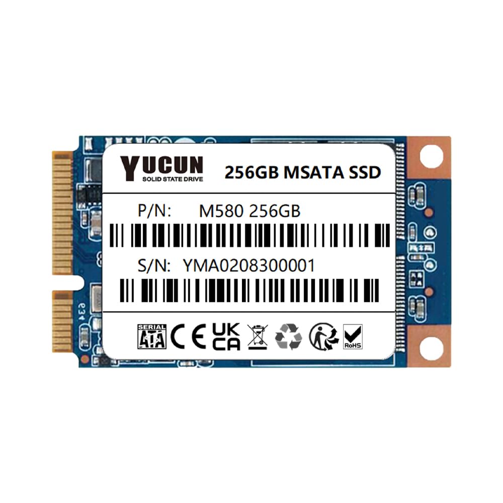 YUCUN MSATA III 256GB Internal Solid State Drive SSD