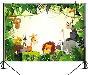 Amazon.com : CapiSco 9X6FT Jungle Safari Party Photo