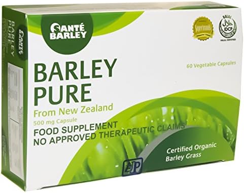 4 Boxes of Sante Pure Barley New Zealand Blend- 60 Capsules for Weight Management and Colon Health.