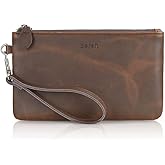 befen Genuine Leather Wristlet Clutch RFID Blocking Bag Cell Phone Wallet Purse Wristlet Wallet Purses and Handbags for Women