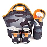 Insulated Cooler Bag For Women, Men and Children | Keeps Your Food Cold For Hours | Works With Most Lunch Boxes and Containers | Add Ice Pack and Keep Cold All Day | Made Of Highly Insulating Neoprene