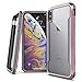 X-Doria Defense Shield, Compatible with iPhone Xs Max - Military Grade Drop Tested, Anodized Aluminum, TPU, and Polycarbonate Protective Case for Apple iPhone Xs Max, Rose Gold/Gray