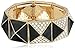 Amazon Collection Epoxy and Stone Pyramid Stretch Bracelet, 7