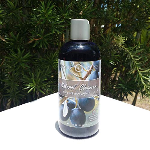 Natural Cleanser crafted with extra virgin Olive oil, rich with vitamins A, E, K, Omega 9