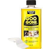 Goo Gone Original Liquid Adhesive Remover 8 Oz with Sticker Lifter | Removes Stickers, Tar, Gum, Glue, Crayon, Wax, Grease, Decals &amp; Tape Residue, Safe for Carpet &amp; Fabric, Citrus Cleaning Power