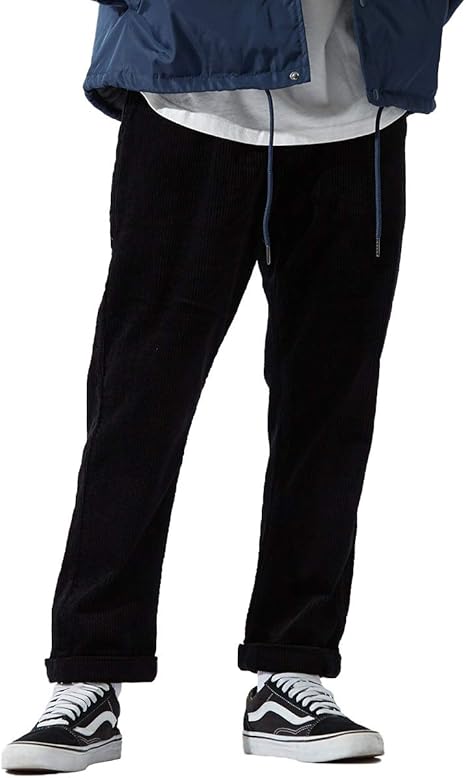 インプローブス テーパードパンツ コーデュロイテーパードパンツ メンズ ブラック 日本 L 日本サイズl相当 ロングパンツ 通販 Amazon