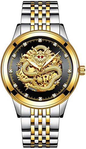 HWCOO Bracelet Watch TEVISE Men's Watch Automatic Multi-Function Male Watch Mechanical Men's Dragon Watch