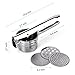BeautyKitchen Stainless Steel Potato Ricer with 3 Interchangeable Disks