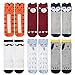 Baby Knee High Socks for 0-12 Month Boys Girls 6 Pairs: Animal, Dog, Tiger, Fox, Bear, Elephant, Mustache