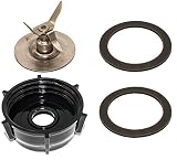 Blendin Ice Crushing Blade with 2 Gaskets and Jar Base, Compatible with Oster and Osterizer Blenders