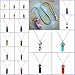 Rock Crystal Quartz Hexagonal Healing Point Pendant Chakra Cut Gemstone Jewelry Necklace
