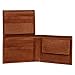 RUSTIC TOWN Mens Wallet Leather Bifold - Genuine Leather RFID Blocking Bifold Wallet With Coin Pocket (Cognac)