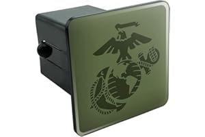 GRAPHICS & MORE Marines USMC Green Logo Tow Trailer Hitch Cover Plug Insert