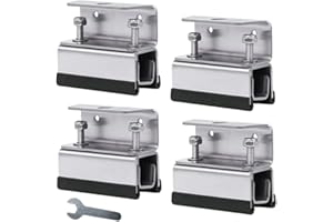 Stainless Steel Roof Rack Mounting Brackets, for Vans Like for Boxer and for Jumper, Gutter Mount Roof Rack with Wrench, Moun