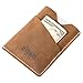 DUEBEL Bi Fold Slim Top Genuine Leather Thin Minimalist Front Pocket Wallets for Men, Made From Full Grain (DBL07)