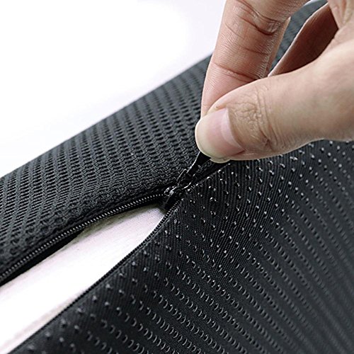 Owlhouse Foam Seat Cushion Lumbar Support Pillow Foot Rest Stool Cushion Footrest Pillow Pad Comfort Set for Car Office Chair Wheelchair Sciatica Seat Cushion Pad - Thumbnail 6