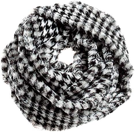 スヌード レディース 冬 人気 ファー 柔らかい ソフト 防寒 ヘリンボーン タイダイ 男女兼用 ファースヌード ネックウォーマー マフラー