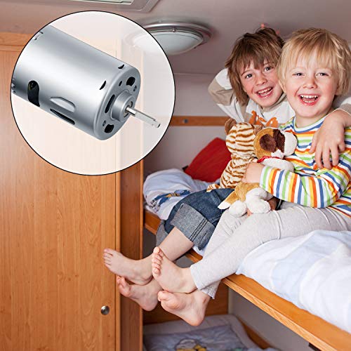 Boao 2 Packs RV Vent Fan Motor 12 Volt DShaft RV Vent Motor Exhaust