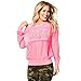 Zumba Women's Glow Long Sleeve Pullover, Gumball, Small