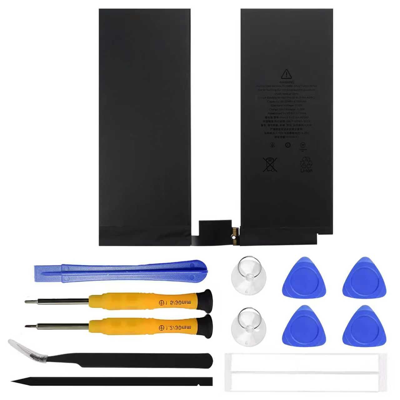 Photo 1 of ERYNK A2043 Rechargeable Battery Compatible with iPad Pro 12.9" 4th Gen 2020, for iPad Pro 12.9" 3rd Gen 2018 Series A1895 A1983 A1876 A2069 A2232 A2233 A2229 A2014 with Tools