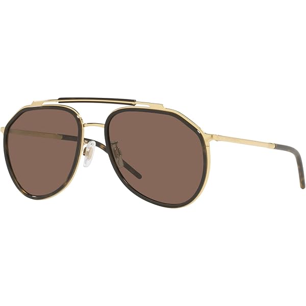Amazon.com: Dolce & Gabbana DG2288-131387 Sunglasses SILVER/GOLD w