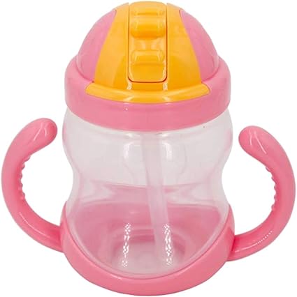 Biberon Pour Bebe 280 Ml Tasse D Eau En Plastique Avec Paille Pour Enfants Tasse D Eau Etudiant Amazon Fr Bebes Puericulture