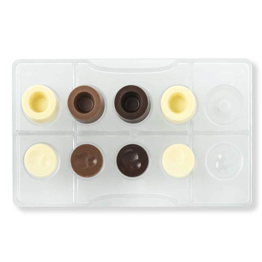 DECORA Modular Circle Chocolate Mould, polycarbonate, 20 x 12 x 2.3 cm