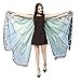 VESNIBA Halloween/Party Prop Soft Fabric Butterfly Wings Shawl Fairy Ladies Nymph Pixie Costume Accessory (168X135CM, B-Blue)