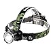 CrazyFire LED Headlamp, Super Bright Headlamp Headlight Flashlight, 3 Modes Zoomable Headlamps for Runing,Hiking,Camping,Fishing,Hunting(Black) primary
