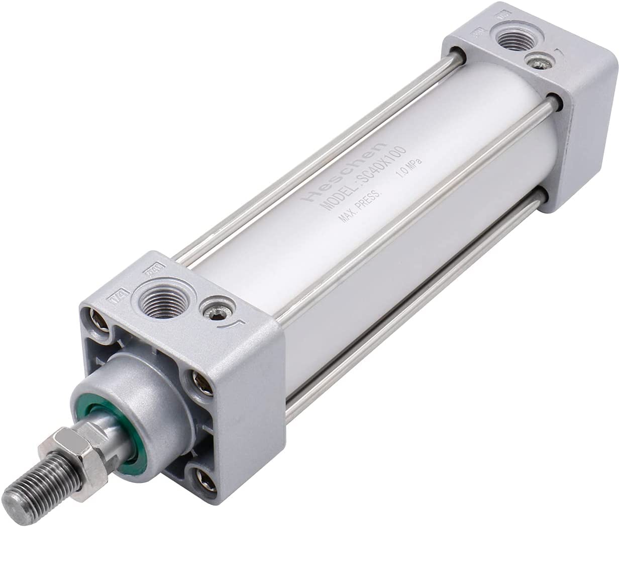 Heschen Pneumatic Standard Cylinder SC 40-100 PT1/4 port 40mm Bore 100mm Stroke Double Acting