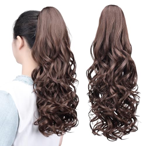 HSPJHTM Brown Ponytail Extension