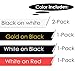 Compatible Label Maker Tape Compatible with Brother P-Touch TZe-231 TZe-334 TZe-335 TZe-435, 0.47 Inch (12mm) x 26.2ft (8m) Each, 5 Pack (2 Black on White/Gold on Black/White on Black/White on Red)