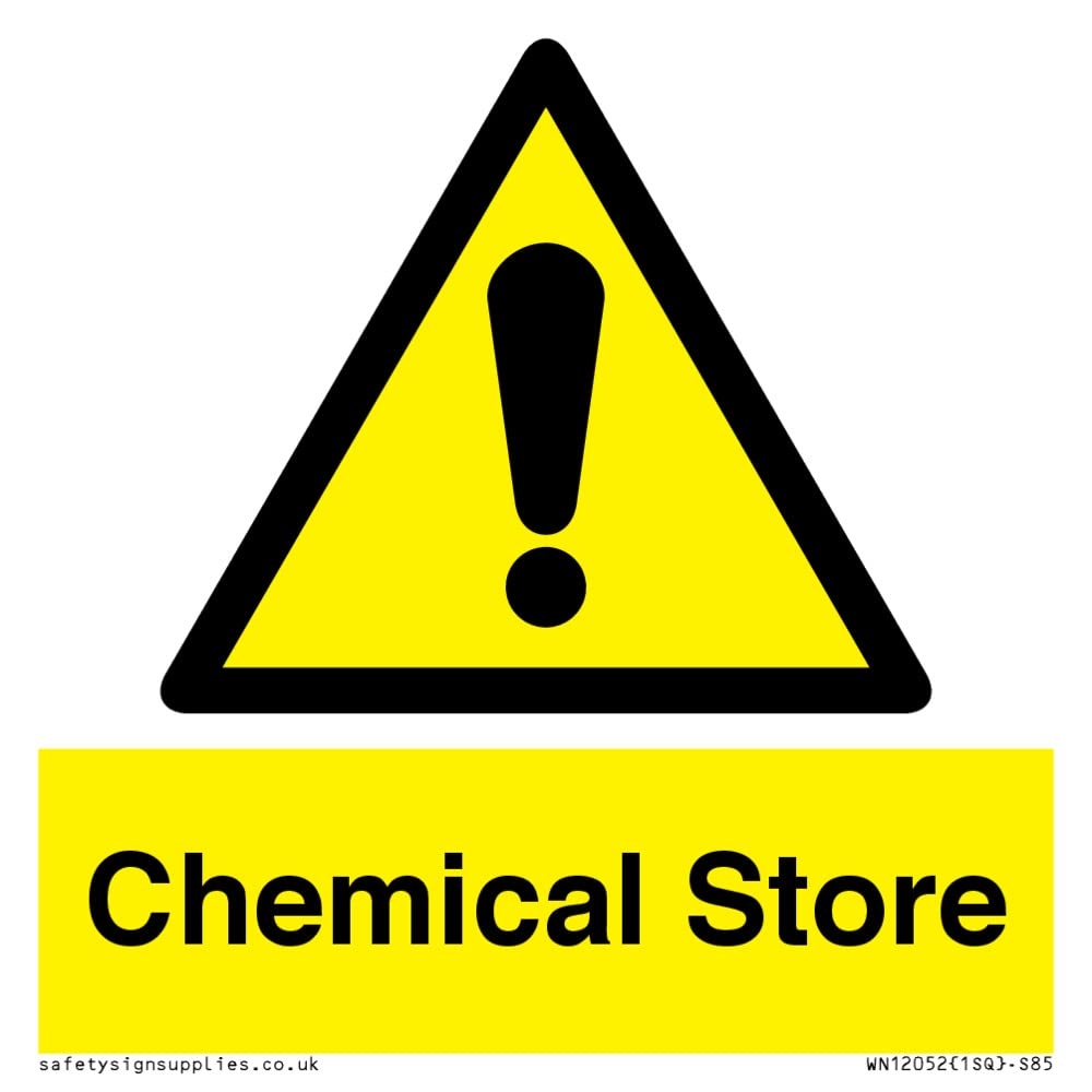 Chemical Store Sign - 85x85mm - S85