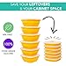 Collapsible Food Storage Containers - Silicone Container Bin Sets with Lids for Kitchen, Camping & Camper RV Accessories, Freezer and Microwave Safe Storage Bowl Set, Stackable Space Saving Bins