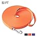 Siumouhoi Siumouhoi Dog/Puppy Obedience Recall Training Agility Lead - 15ft 20ft 30ft 40ft 50ft Training Leash - Great for Play, Camping, or Backyard - Orange 50ft