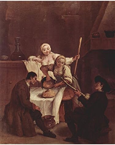 Preparing the Polenta by Pietro Longhi