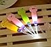4 Pcs Safe LED Lighting Ear Pick Spoon Earwax Curette Tweezer Ear Spoon Remover Cleaning Tool