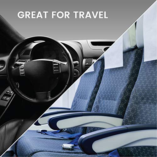 POSTURELY SelfInflating Travel Lumbar Back Support Pillow for