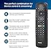 Philips Universal Companion Remote Control for Samsung, Vizio, LG, Sony, Roku, Apple TV, RCA, Panasonic, Smart TVs, Streaming Players, Blu-ray, DVD, 4 Device, Flip & Slide Roku, Black, SRP2024R/27thumb 2