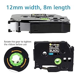 Replacement for Brother Label Maker Tape Black